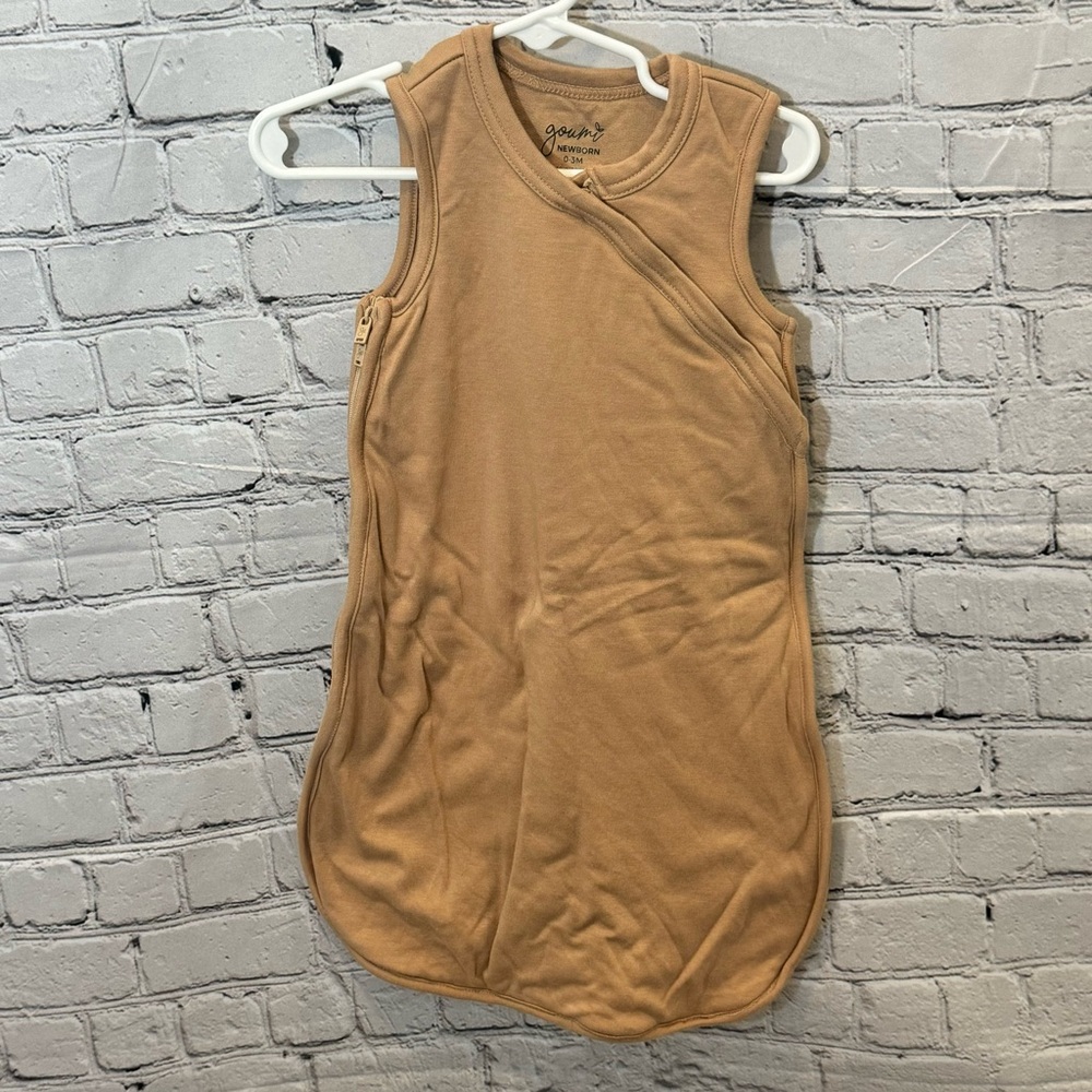 Goumi Tan Color Newborn Sleep Sack
